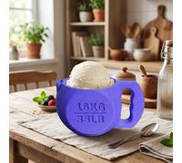 ASHATA Portabottiglie in vetro riutilizzabile Stile Kettlebell Accessorio unico per gli appassionati di fitness Viola 16 once