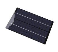 ASHATA Potente Caricabatterie da Pannello Solare da 4,2 W per Luci da Giardino e Telecamere, Pannello in Silicone Policristallino Tipo C per Uso Esterno 200x130 Mm