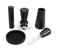 ASHATA Pressino per caffè da 58 Mm, Distributore di caffè Ad Ago con Supporto per Pressa in Silicone e Flacone Spray per Chicchi di, per Macchine da da 58 Mm