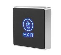 ASHATA Push Touch Sensor, Door Touch Pulsante Exit di Controllo Accessi di Sicurezza, Push Exit Pulsante di Rilascio Switch Door Touch Switch con Indicatore LED per Ufficio Domestico