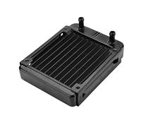 ASHATA Radiatore in Alluminio da 120 mm, Radiatore in Alluminio per Raffreddamento ad Acqua CPU Computer, 10 Radiatore Dissipatore di Calore da 120 mm per PC Raffreddamento ad Acqua Nero