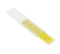 ASHATA Ricarica per Matita Carpentiere Impermeabile 24 Pezzi per Appassionati di Edilizia e Lavorazione del Legno (YELLOW)