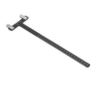 ASHATA Righello Quadrato a Forma di T per Corda per, Strumento di Misurazione della Corda per Accessorio per Tiro con l' per Ricurvo