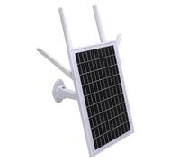 ASHATA Router Modem LTE 4G Esterno con Slot della Scheda SIM, Router 4G a Energia Solare con Pannello Solare da 15 W, Batteria da 20800 MAh, Fino a 8 Dispositivi, per la Telecamera di (EU)