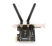 ASHATA - Scheda adattatore PCI-E per chiave A-E, da PCI-E a NGFF M.2 WiFi Wireless Modul Scheda adattatore scheda di espansione di rete per WinXP/per ecc.