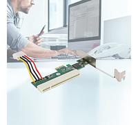 ASHATA Scheda Adattatore per Scheda Riser, ST43 PEX 8112 2.5Gbps PCI Express-to-PCI Rev 3.0 32-Bit 66MHz PCI Bus Bridge Scheda Riser per 2000/NT/2003/XP/Vista/2008/Win 7 e per