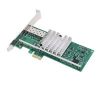 ASHATA Scheda di Rete PCI E X1 da 10 GB, Scheda Adattatore Ethernet, per Modulo di Rete in Fibra Ethernet PCB Chip 82599EN, Interfaccia SFP+ X1