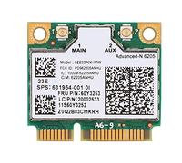 ASHATA - Scheda di Rete per PC Portatile Wireless-N 6205 Mini-PCI-E, 300 Mbps