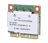 ASHATA Scheda di Rete Wi-Fi, Scheda di Rete Gigabit AC1300M Mini Supporto Interfaccia PCI-E per 4.0 BCM94360HMB, WLAN Card Modulo WiFi per Laptop