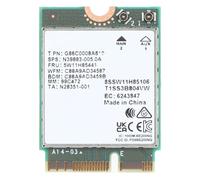 ASHATA Scheda di rete WiFi 7 wireless per BE200NGW, scheda di rete WiFi 7, supporta la tecnologia MU MTMO 8774 Mbit/s, adattatore WiFi 7, BT 5.4, per laptop 10/11