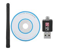 ASHATA Scheda di Rete WiFi USB, 300 Mbps Scheda di Rete Wireless USB 2.0 Adattatore WiFi Dongle Transceiver Segnale 2.4Ghz, Dongle USB Adattatore USB WiFi per