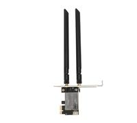 ASHATA Scheda di Rete Wireless, 4.1 867 MBPS Plug e Riproduci Wifi Wireless Adapter Stable Connection per 7 8 10 (Antenna da 8 dB)