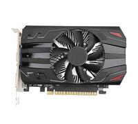 ASHATA Scheda grafica da 2 GB GDDR5 per PC da gioco, 128 bit 1250 MHZ PCI Express 2.0 DVI VGA HDMI scheda grafica a basso profilo con ventola di raffreddamento singola