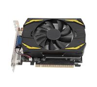 ASHATA Scheda grafica GDDR5 da 4 GB, scheda grafica da gioco a 128 bit, scheda grafica video da gioco per computer PC 1080P DVI HDMI VGA PCI Express 3.0x16 per gaming di lavoro, con ventola di