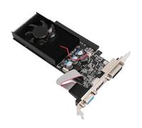 ASHATA Scheda Grafica GT 705, Scheda Grafica a Basso Profilo GDDR3 da 2 GB con Ventola, DirectX 12, Scheda Grafica PCIE per PC Desktop da Gioco, Scheda Video AMD PCIE 2.0 16X 2560x1600