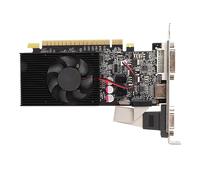 ASHATA Scheda Grafica GT 730 2 GB DDR3 64 Bit, Scheda Grafica da Gioco PCIe per PC Desktop, Scheda Video PCI Express 2.0 X16 con Interfacce Multimediali DVI VGA e HD, Ventola di