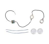 ASHATA Scheda Joystick Analogico a LED Trasparente, Scheda Joystick con Vibrazione del Controller con 2 Coperture per Joystick per Controller Switch, Risparmio Energetico, Cambi di