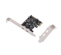 ASHATA Scheda PCIe a USB 3.2 Gen 1, 5Gbps con 2 Porte Tipo C, per Desktop