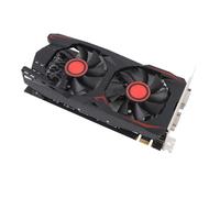 ASHATA Scheda Video da Gioco GDDR5 da 6GB, Scheda Grafica da Gioco 550TI 192BIT, Slot PCIE 2.0 16X a Doppio Ventilatore Supporta L'interfaccia DVI VGA