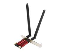 ASHATA Scheda WiFi PCIe 7260AC PRO, Adattatore Wireless Dual Band con BT5.3, Scheda WiFi PCIEx1 da 1200 Mbps Plug And Play Compatibile PCIEx1/x4/x8/x16, per 7 8 10 11