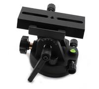 ASHATA Sede di Latitudine del Telescopio, Supporto per Latitudine del Telescopio in Alluminio Regolabile per Astronomia e Fotografia Solare, Nero