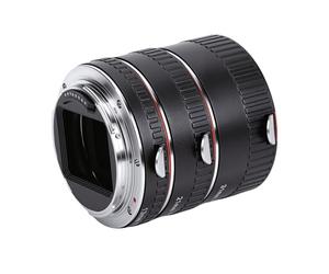 ASHATA Set di Tubi Estensione Macro, Senza Sforzo Dettagli, Immagini Macro Ricche per Fotografi Professionali, Materiale Lega di Alluminio ABS