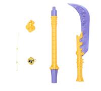 ASHATA Spada Cinese del Guerriero Cosplay, Spada Lunga da 25 Pollici per Cosplay Stampata in 3D, Replica Anime da Collezione di Film in Costume Accessorio Fantasy