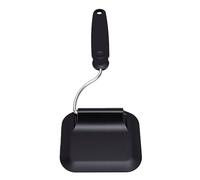 ASHATA Spatola versatile con angolo regolabile per frittate e pancake con rivestimento antiaderente resistente al calore dimensioni portatili 3 pezzi (BLACK)