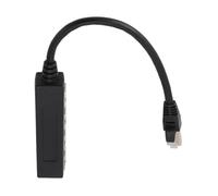 ASHATA Splitter Ethernet da 100 Mbps ad alta velocità da 1 a 4 porte per una configurazione di rete flessibile nell'ufficio domestico