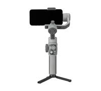 ASHATA Stabilizzatore per Smartphone, Stabilizzatori Portatile per Telefono a 3 Assi, Monitoraggio Stabile 26h Tempo di Utilizzo di Ricarica Rapida, Luce Integrata, (Liscio 5e)