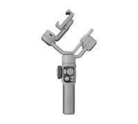 ASHATA Stabilizzatore per Smartphone, Stabilizzatori Portatile per Telefono a 3 Assi, Monitoraggio Stabile 26h Tempo di Utilizzo di Ricarica Rapida, Luce Integrata, (Combo 5E liscio)