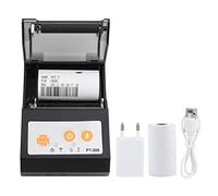 ASHATA Stampante Termica Bluetooth, Mini Stampante Wireless Bluetooth Portatile Stampante Termica 58mm, Stampante per ricevute Wireless ad Alta velocità 90 mm/s Stampante Termica