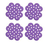 ASHATA Stazione di irrigazione galleggiante per api, 4 pezzi, design in schiuma durevole per laghetto da giardino, bagni per uccelli e spazi esterni (Purple)