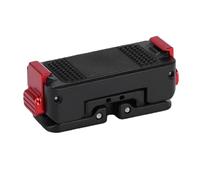 ASHATA Supporto Adattatore Magnetico a Sgancio Rapido per Action Camera, Staffa Base di Estensione con 2 Artigli, Base Leggera a Sgancio Rapido per Action 5 Pro 4
