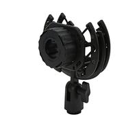 ASHATA Supporto Antiurto Universale per Microfono per Microfono a Condensatore da 20,5-25,5 Mm, Supporto per Microfono Antivibrazione Supporto Antiurto con Foro per Vite da 5/8 Pollici e 3/8 Pollici