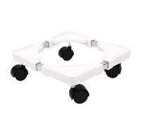 ASHATA Supporto CPU Mobile Regolabile |Supporto per Computer a Torre con Ruote con 4 Ruote Piroettanti per Custodia per PC, Distributore d'acqua, Piccolo Frigorifero (WHITE)