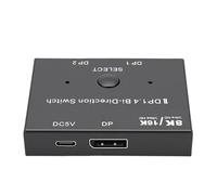 ASHATA Switch DisplayPort bidirezionale HDR10 2 in 1 per un'esperienza di visualizzazione coinvolgente