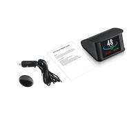 ASHATA Tachimetro GPS per auto e camion Display LCD da 2,2 pollici con avvisi di guida sicura ad alta velocità (T600 Monitor Standard)