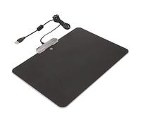 ASHATA Tappetino per Mouse da Gioco RGB, Tappetino per Mouse LED 35x25 Cm con Supporto in Gomma, Superfici Micro Texture Retroilluminazione Regolabile Tastiera per Computer Impermeabile
