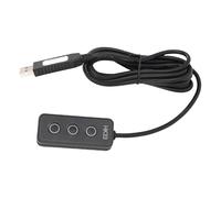 ASHATA Tastiera a 3 Chiavi USB Mini a 3 Chiavi, Tastie di Programmazione Macro da Gioco Cablato Copia e Incolla Tasti di Scelta Rapida per la Vittoria per Android per OS X