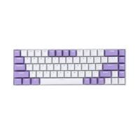 ASHATA Tastiera da gioco meccanica portatile al 60%, interruttore rosso, modalità multi luce RGB compatta 68 tasti 2.4G BT Type C Tastiera cablata per Android per IOS