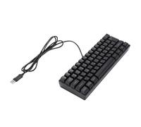 ASHATA Tastiera Meccanica Gaming Russa, 61 Tasti Compatta RGB Cablata, | Compact 61 Key RGB Keyboard, Dual Language Russian English Layout, USB Wired for Work, Gaming, Travel