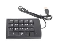 ASHATA Tastiera Numerica Portatile Mini USB con Tastierino Numerico per Laptop, Tastierino Tattile Ultra Sottile e Antiscivolo, Tastiere per Immissione Dati Plug and Play per PC Desktop