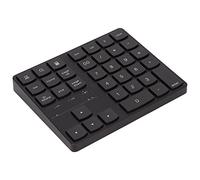 ASHATA Tastiera Numerica Wireless a 35 Tasti, Tastierino Numerico USB 2.4G Design Ergonomico Tastiera Numerica a Rimbalzo Rapido Silenziosa Tastiera da Gioco a Una Mano per Desktop Laptop