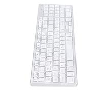 ASHATA Tastiera Wireless, Mini Tastiera Wireless Compatta, Tastiera Wireless Portatile Ricaricabile per Telefono Cellulare Tablet da Ufficio, Supporto per iOS///OS