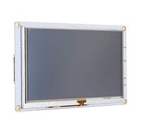 ASHATA Touchscreen per Stampante 3D, Touchscreen a Colori PanelDue 5i Accessori per Stampante 3D LCD 5 in 800 X 480 5 V con Cavo 2 Pezzi, Schermo per Stampante 3D Adottato con