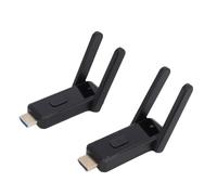 ASHATA Trasmettitore e Ricevitore HDMI Wireless, Extender da 150 M/492 Piedi Decodifica 4K Uscita 1080P, Trasmettitore e Ricevitore Video WiFi 5G per TV, Doppia Antenna