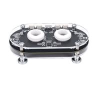 ASHATA Tubo Luminoso a 26 LED, Lampada Pickup Ritmo Spettro Musicale