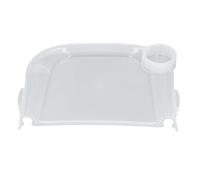 ASHATA Vassoio da Pranzo, Vassoio per Seggiolone con Clip, per Alimentazione Portatile Antiscivolo da Viaggio, per Cibo per Seggiolone, da Pranzo