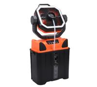 ASHATA Ventilatore nebulizzatore portatile con serbatoio d'acqua da 6 litri e telecomando per attività in campeggio